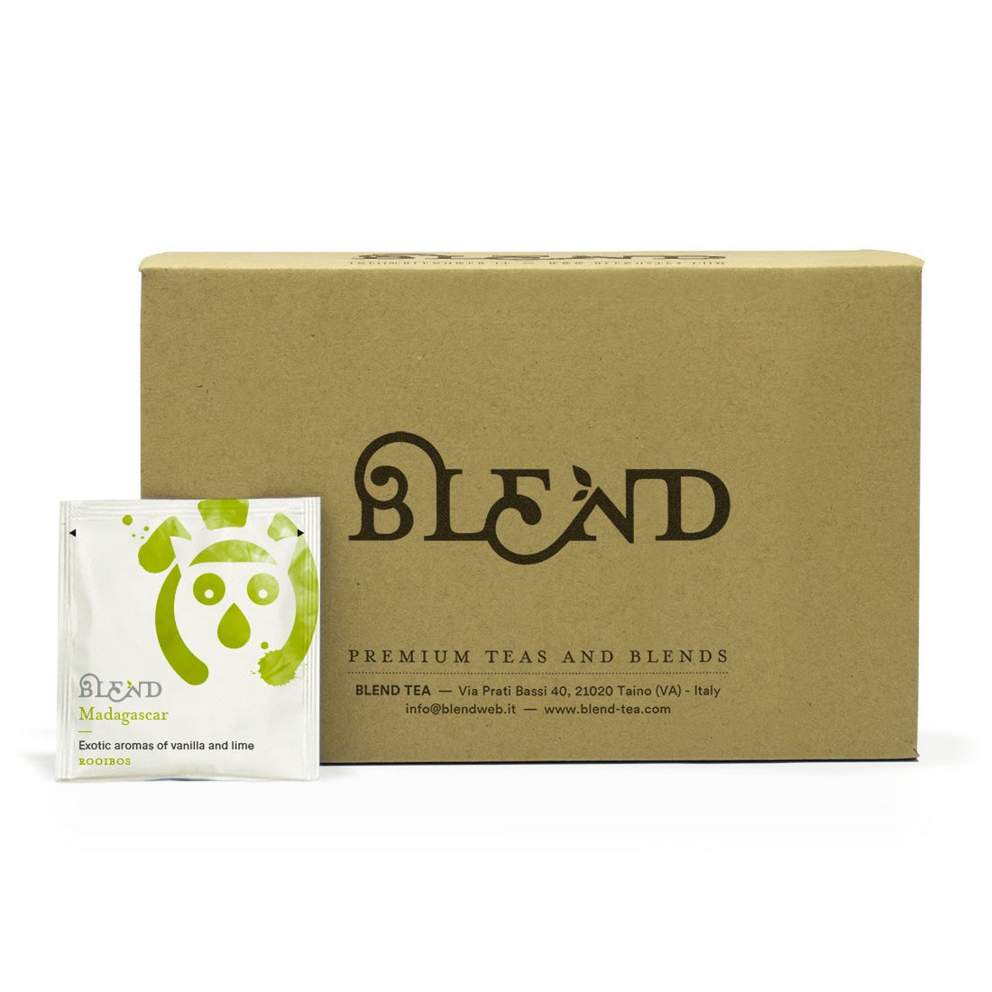 Madagascar (Roobos, Vanilla, Lime) - 100 Pyramid Ctn.