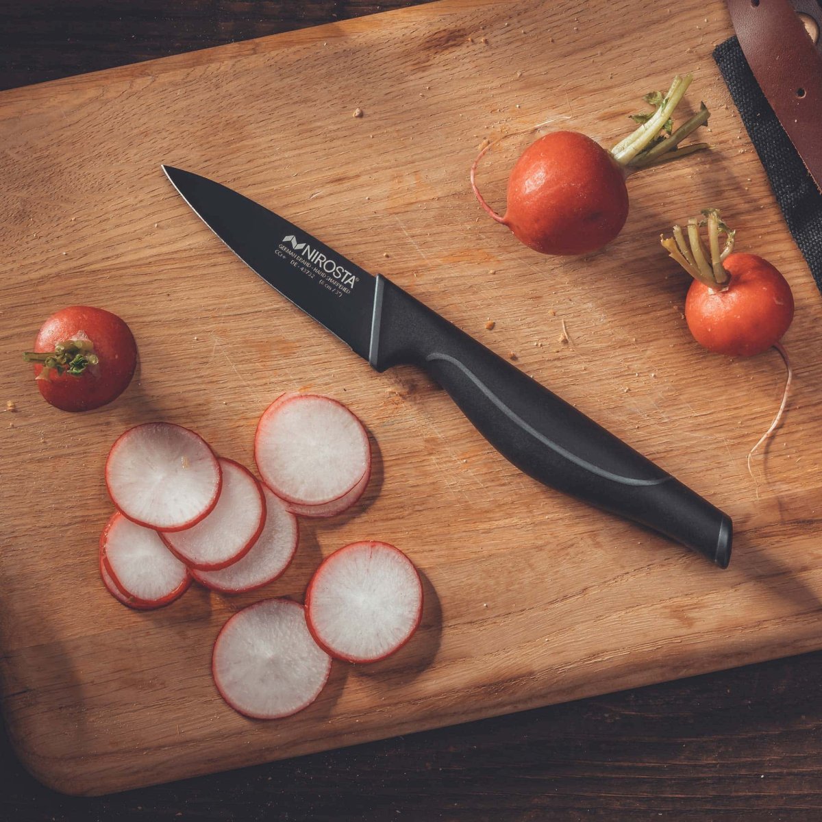 Vegetable knife 20 cm Nirosta Black Edition