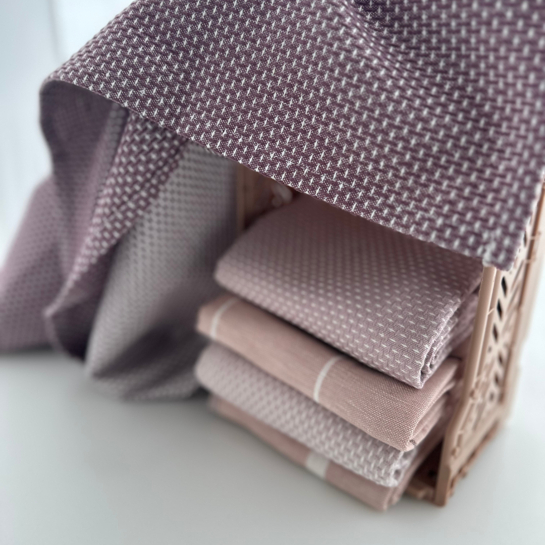 Tea Towel – Squares – Latte