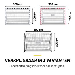 Voetbaldoel  Zwart