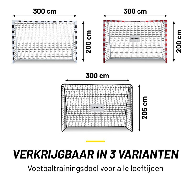 Voetbaldoel  Zwart