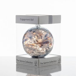 10cm Vriendschapsbal - Verloving - Pastelzilver