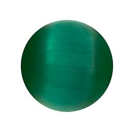 Elegant green pendant with a smooth, brushed metallic finish. Suitable for casual or formal wear.