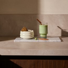 Marmorbakke rektangel L hvid 20x40cm