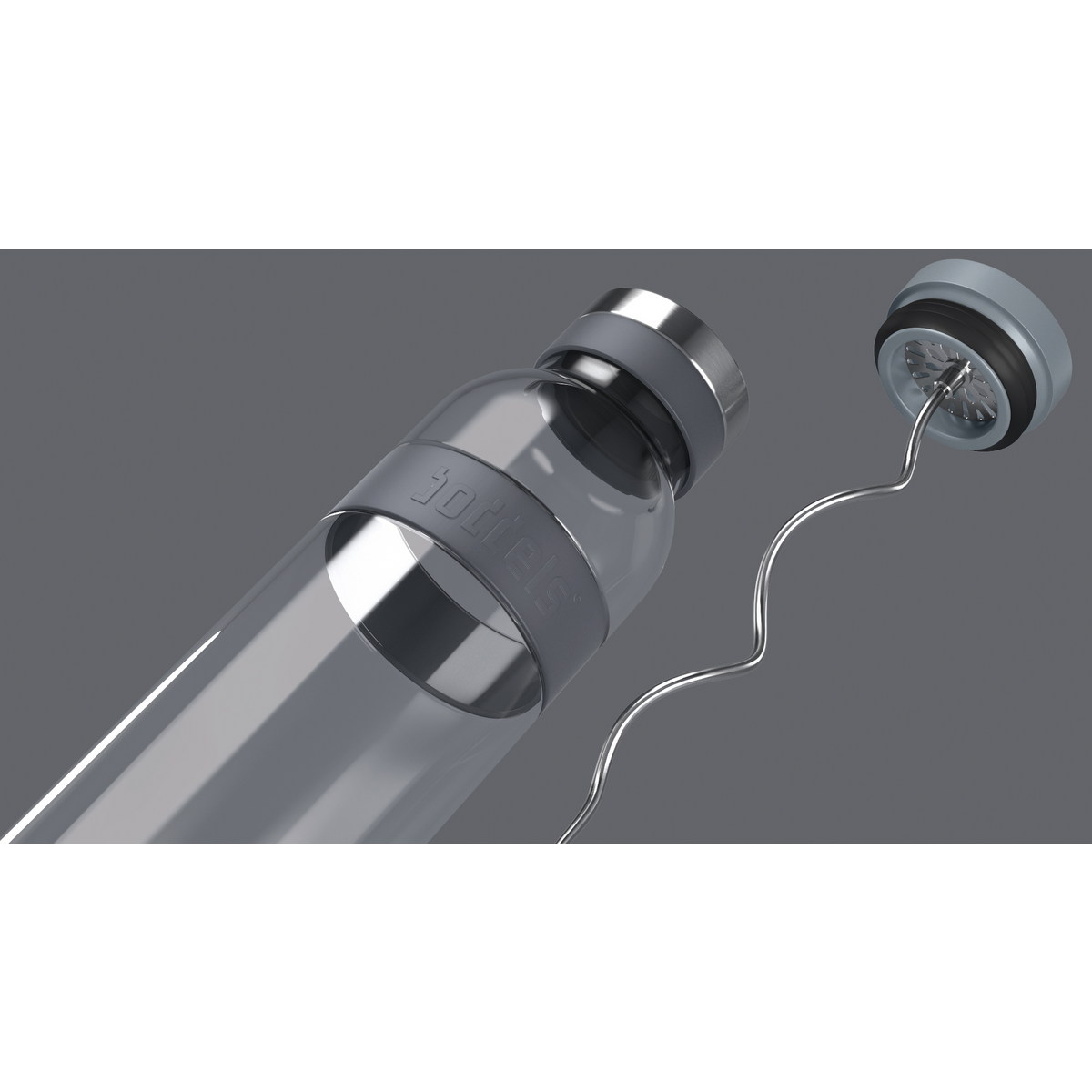  SUND Carafe en verre 1.100ml Gris clair