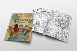 Climate protection coloring book for children