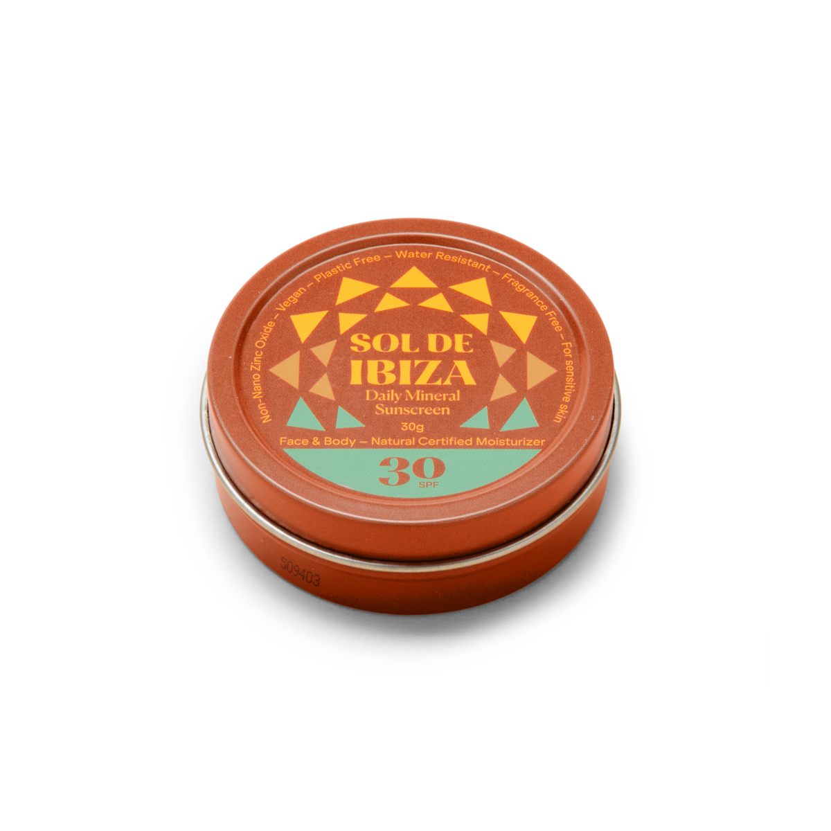 Mini Size - Face & Body Plastic Free Tin SPF30 - 30g