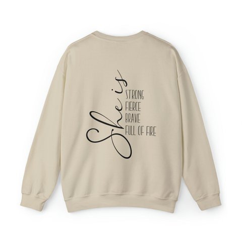 ze is een unisex sweatshirt