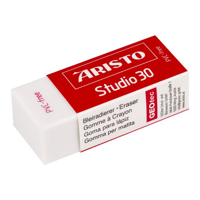Gomme Aristo Studio 30 pour crayon et crayon de couleur
