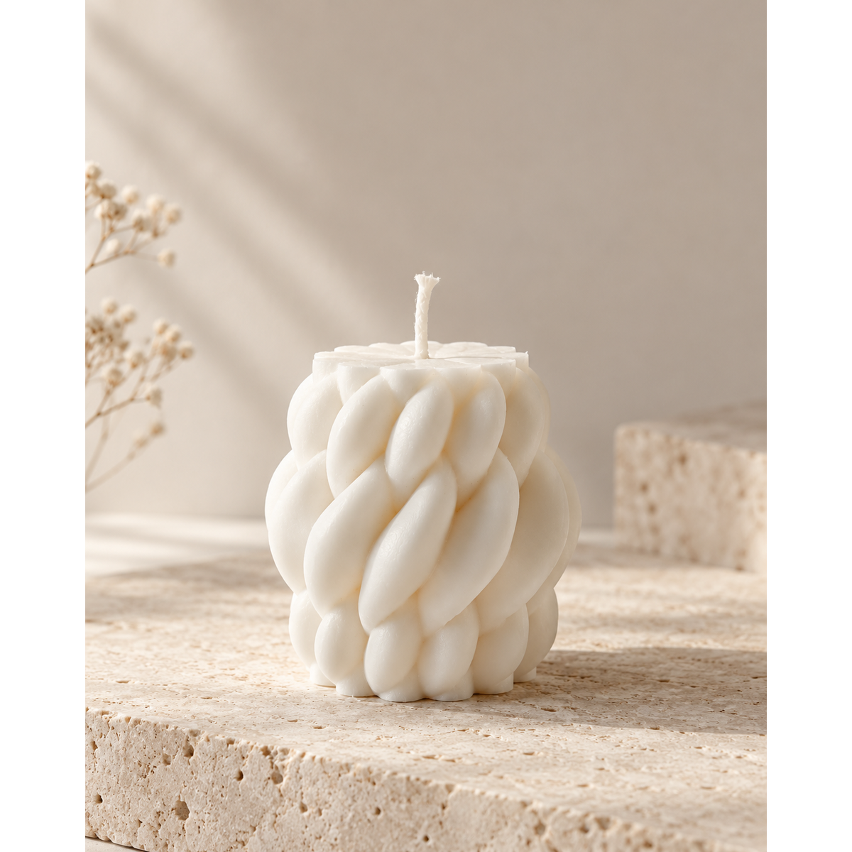 Wooly candle | rapeseed wax