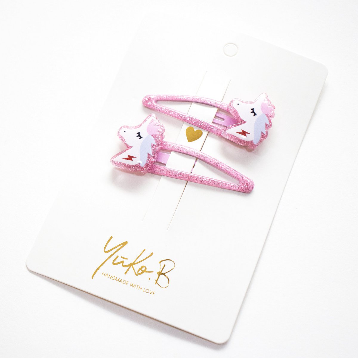 Duo Barrettes Premium Enfant - Sparkle Licornes Etincelantes