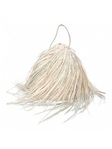 Small Essaouira ball pendant light in palm fibers