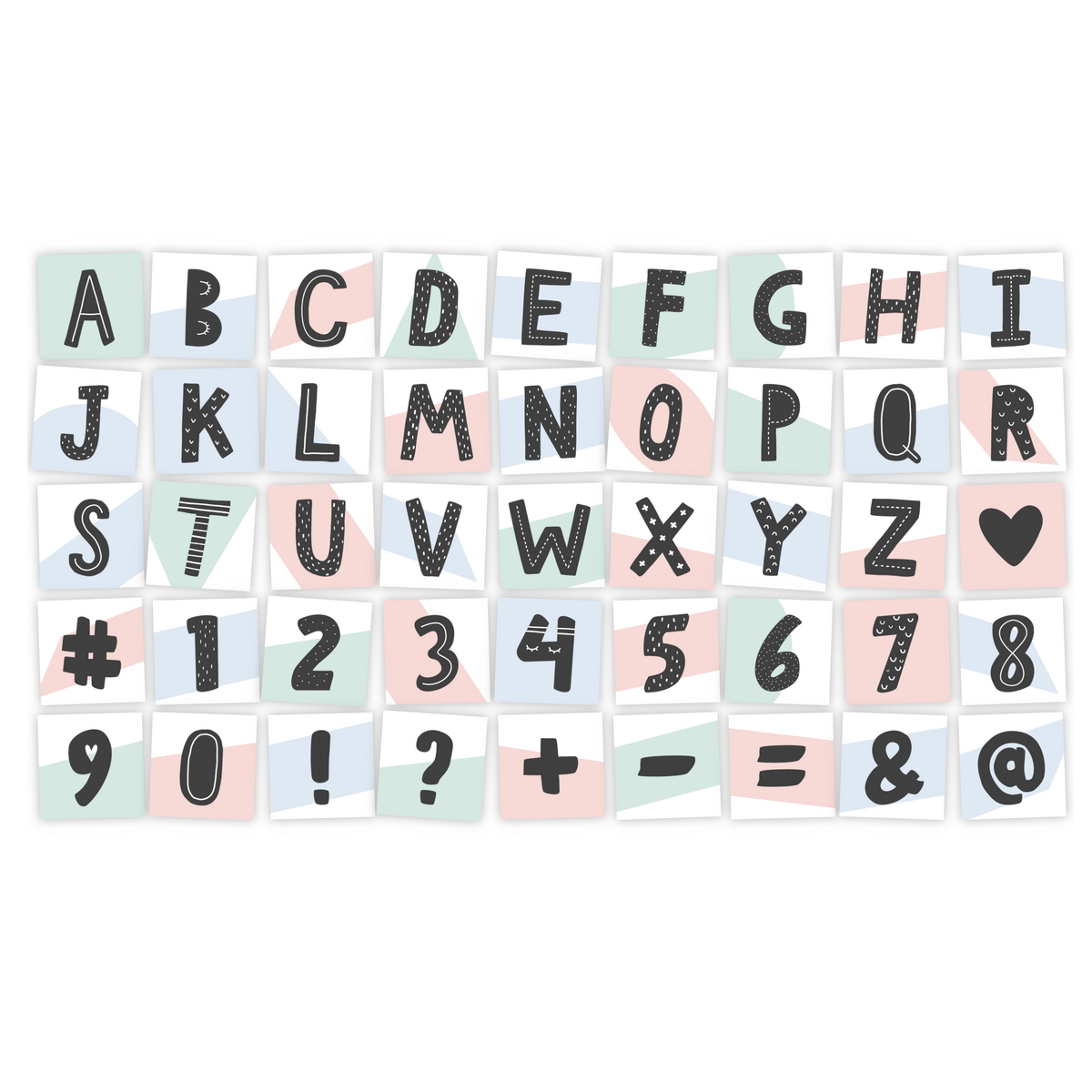 Carte lettre "❤️"