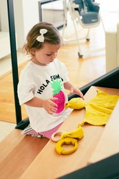 SET DOUDOU + BANDANA + Bijtring - MOD. OSO - OLIJFGROEN