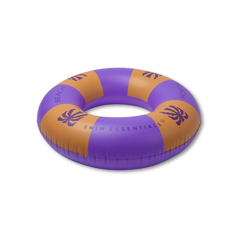 Swim Ring - Purple/Orange - Palm Trees - Ø 120 cm