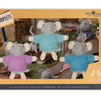 Cuddly Mice The Triplets (8cm) - The Mouse House