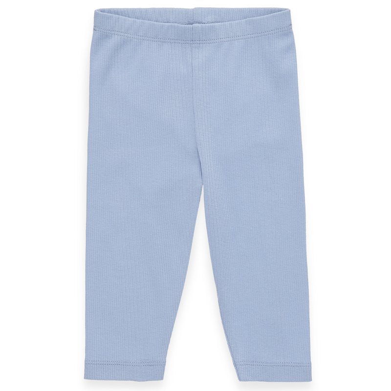 Baby -leggings - Fancy Rib - Blue