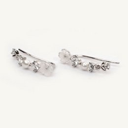 Boucle d'oreille grimpante fleur Alya