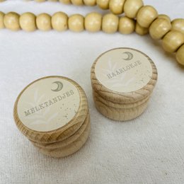 Coffret de rangement Nude - Dents de lait & mèches de cheveux