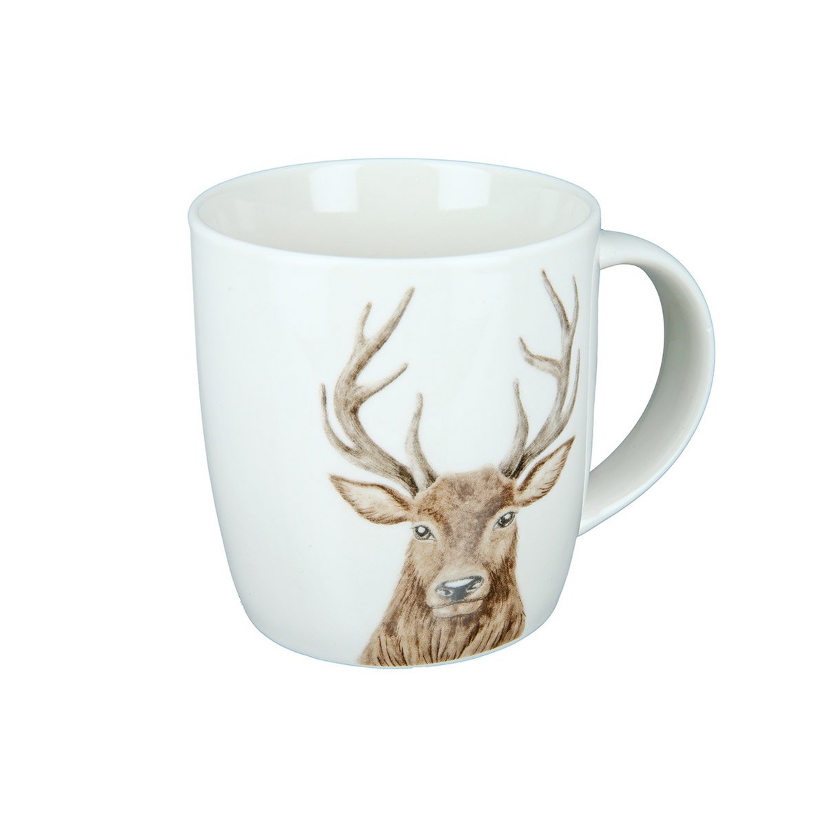 Porzell Tasse mit Hirschkopf VE 6