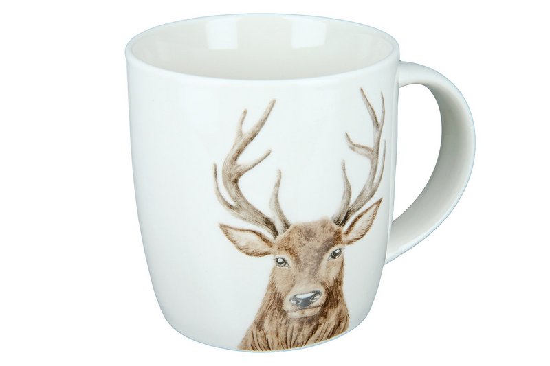 Kubek porcelanowy z głową jelenia VE 6