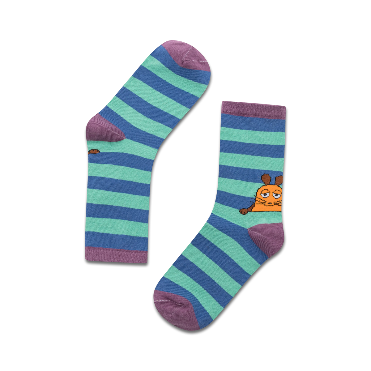 koaa – The Mouse “Stripes” – Socks blue/green