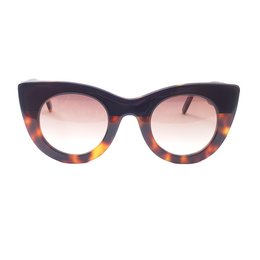 Hand Painted Sunglasses - G48 -Black - Animal Print