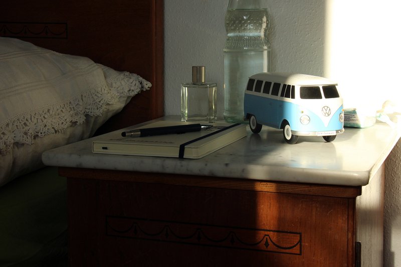 Volkswagen VW T1 Bus Bluetooth-Lautsprecher in Geschenkbox - Blau