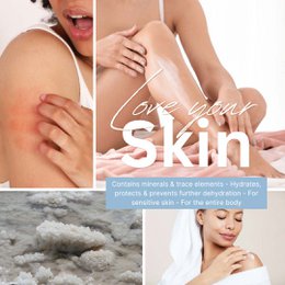 Camille Cosmetics | Dead Sea salt cream 250ml