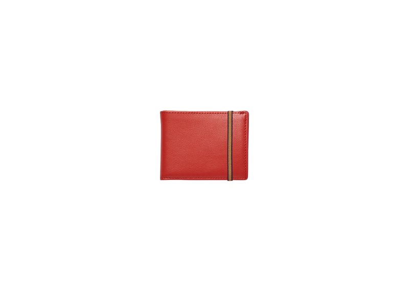Rouge Minimalist Wallet With Coin Pocket