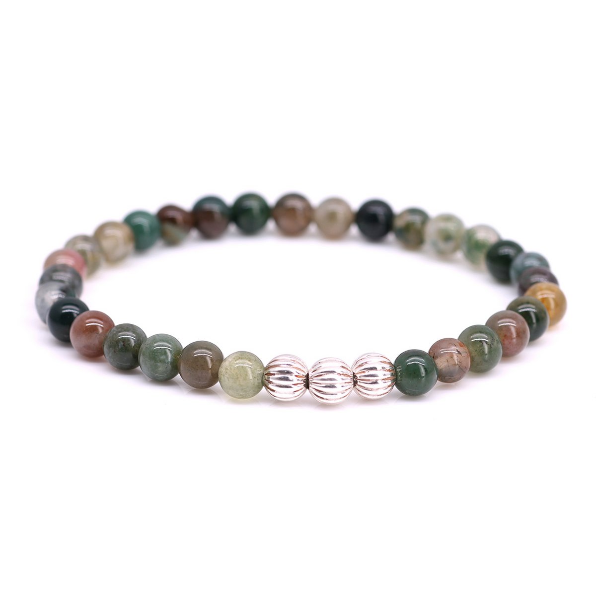 Minimal Green Indian Agate