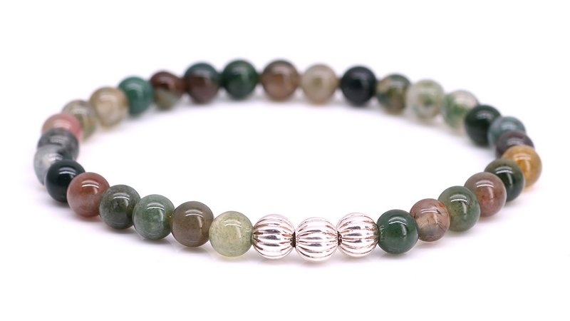 Minimal Green Indian Agate