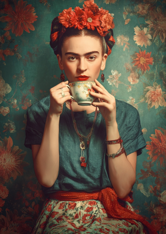Frida Kahlo: Teemoment | Kartenfirlefanz