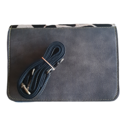 Borsa in pelle stampa animalier Abby