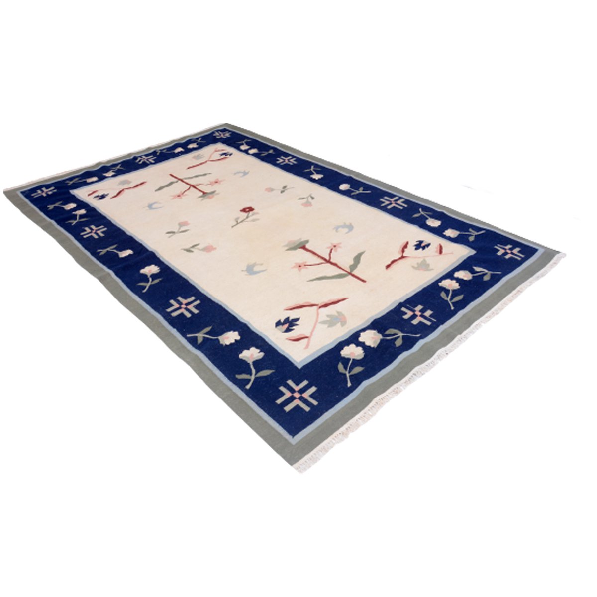 Vintage Handwoven Alto Woolen Rug