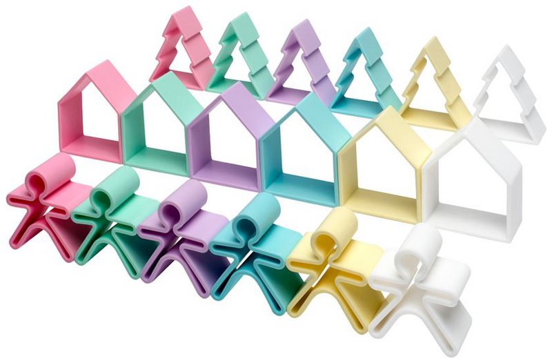 Dëna Pastel - Kind, Huis en Boom Set