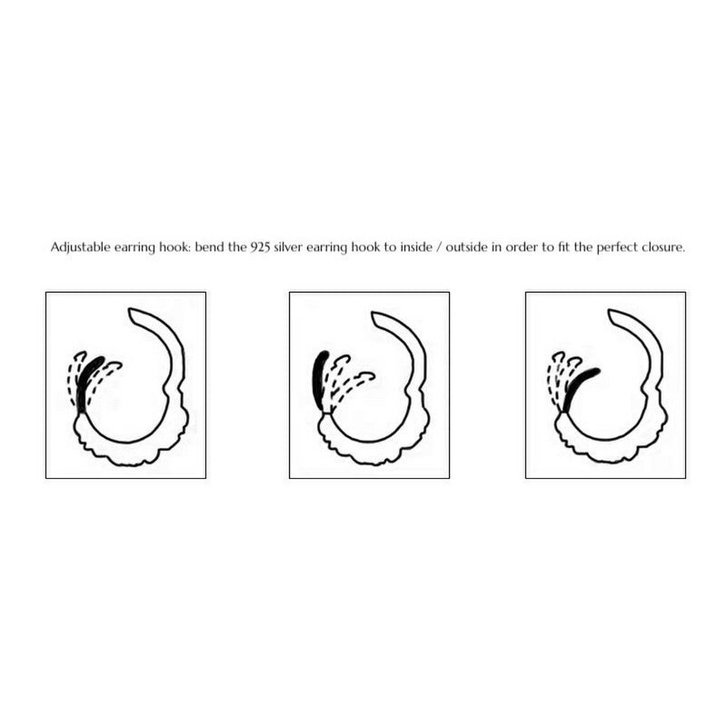 Hoop Square Minimalist Square Hoop Earrings