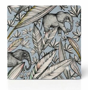 Tile Coaster - Elephants