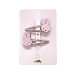 Duo de Barrettes Miffy Pink - Kolekcja Miffy x Yuko B.