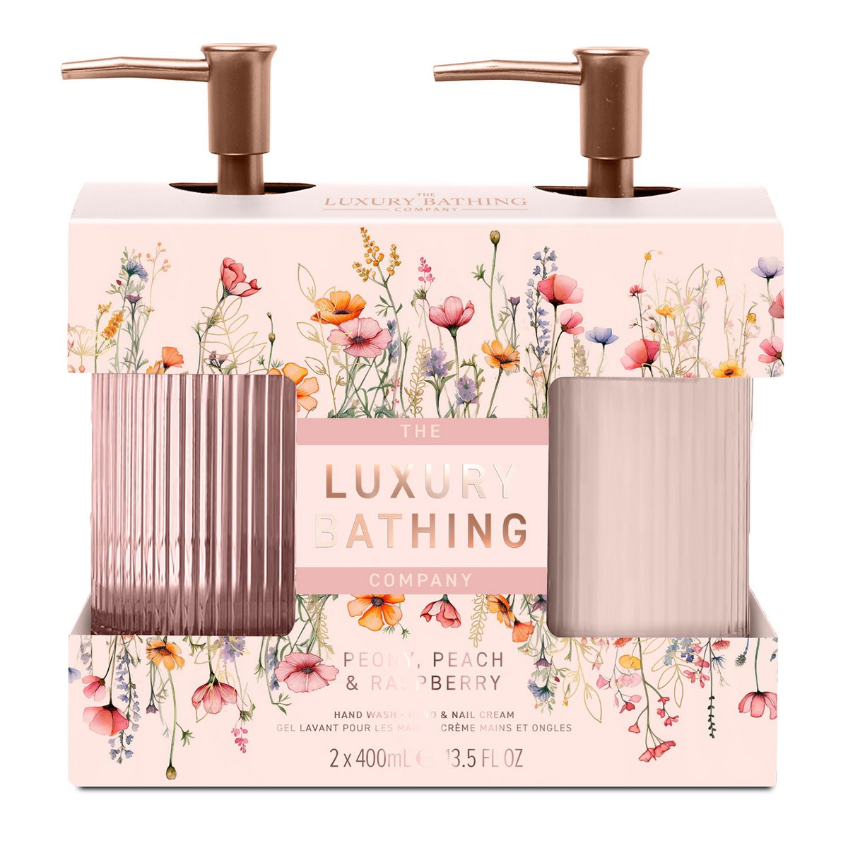 Grace Cole Peony, Peach & Raspberry Heavently Hands