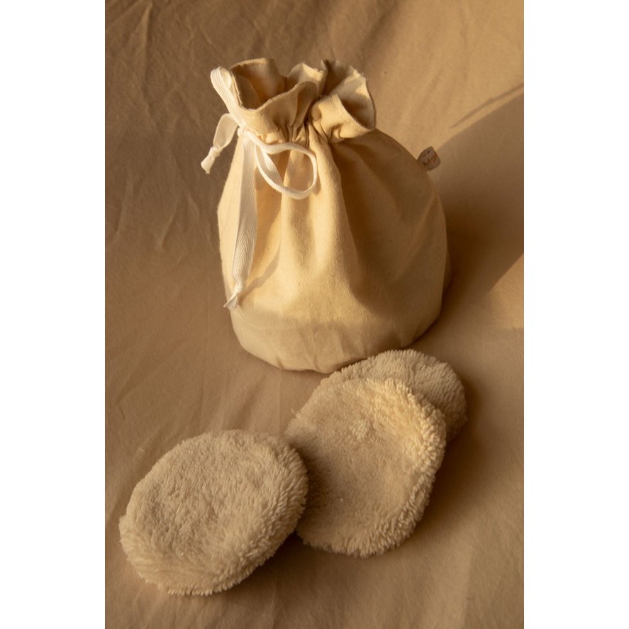Płatki bawełniane wielokrotnego użytku – białe