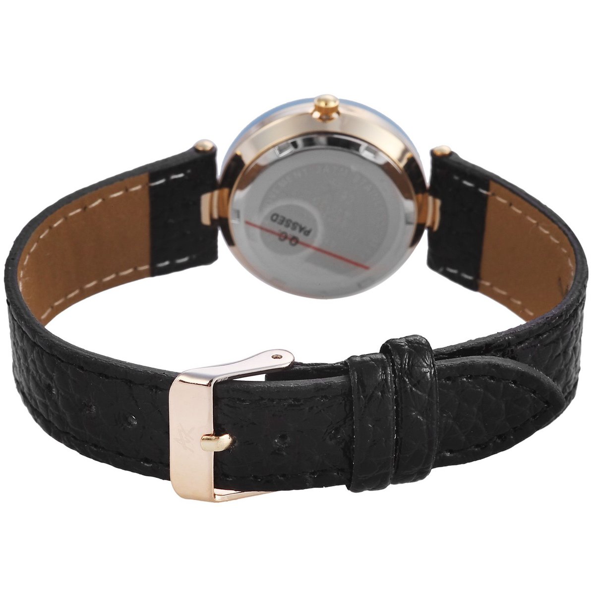 Accent dameshorloge met imitatieleren band