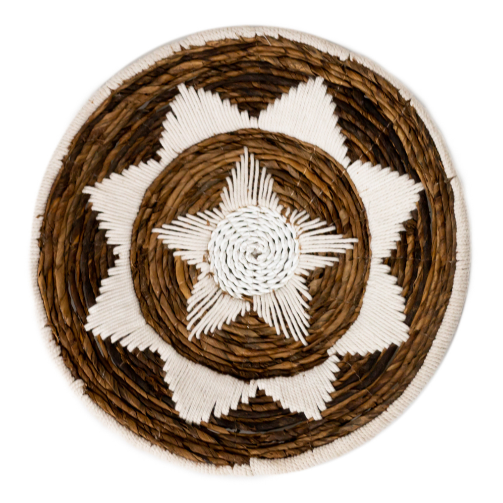 Decoración de pared | Cesta de pared | Cuenco Decorativo GUMA de Fibra de Plátano (2 tamaños)