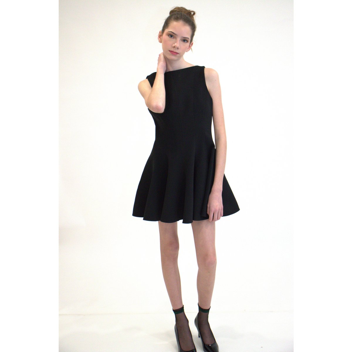 Shine - Sort - Damestrømper i ultra-resistent voile