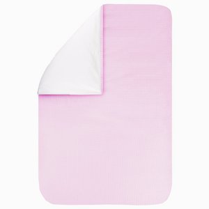 dekbedovertrek Pique roze 60x80