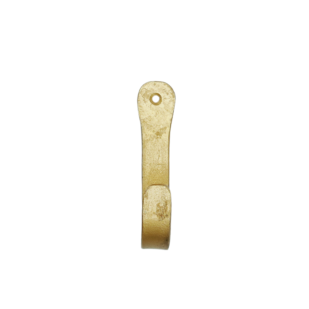 Coat Hook Round brass, Brut Homeware