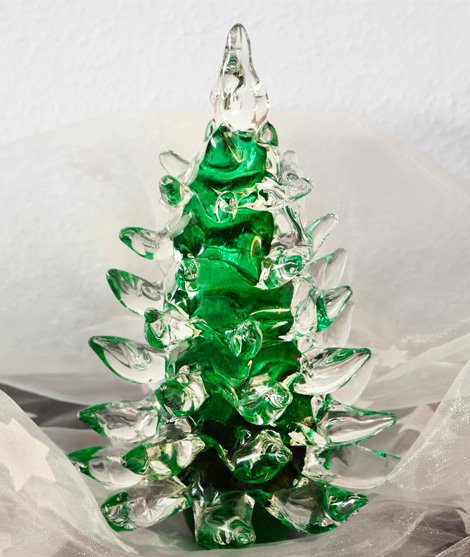 Glasfigur juletræ