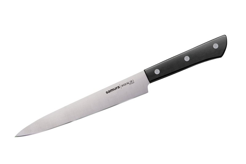 Samura Harakiri Knife Set, 8 pcs, Black Handle