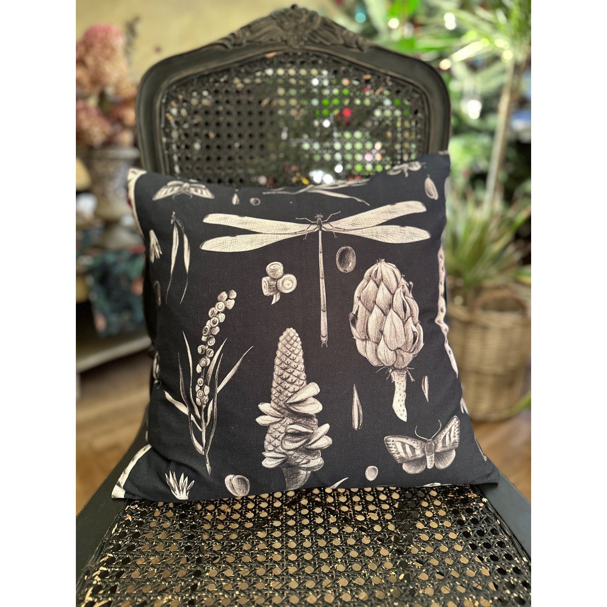 Pillowcase 45x45cm, 100% cotton | Seeds carbon
