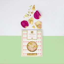 Rose and Pistachio Chocolate Bar